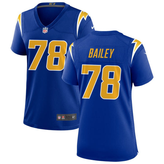 Zack Bailey Los Angeles Chargers Nike Women's Alternate Game Jersey - Royal